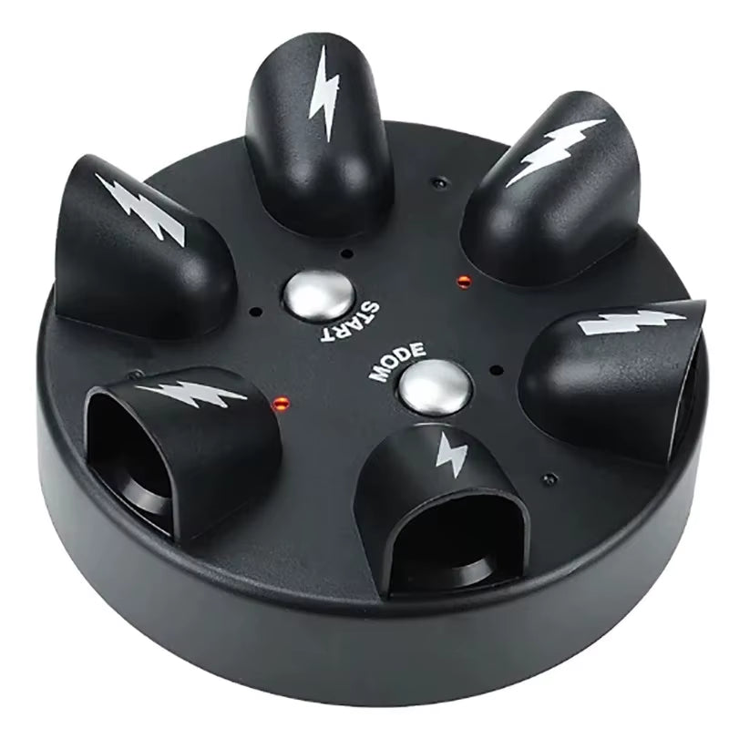 1Pc Electric Shock Finger Game Machine Electric Shocking Roulette Cogs Test Punishment Props Polygraph Tricky Kid Toy